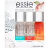 Essie 8-Free Vegan Mini Nail Care Set, Base Coat, Top Coat & Cuticle Oil, 1 Kit